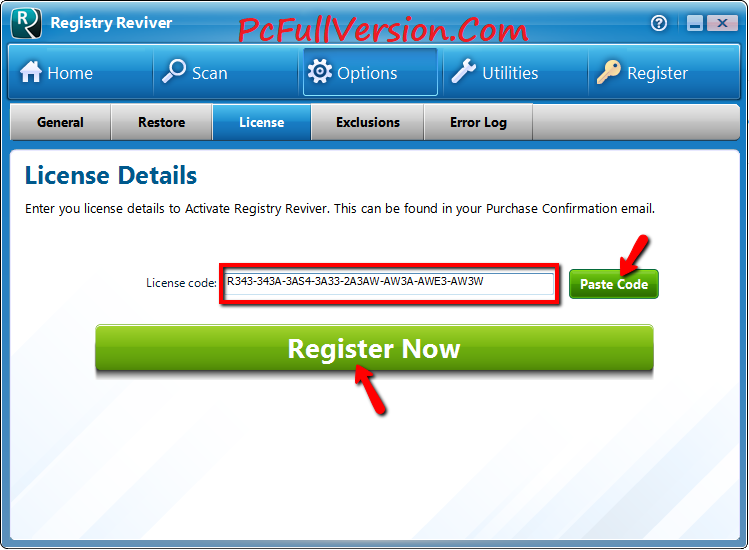 pc reviver license key free